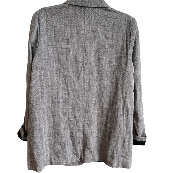 NWT Rachel Comey x Target Gray Chevron Oversized Tweed Blazer Size Small linen - Picture 9 of 12
